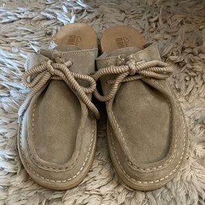 Clarks Originals Suede Wallabee mule